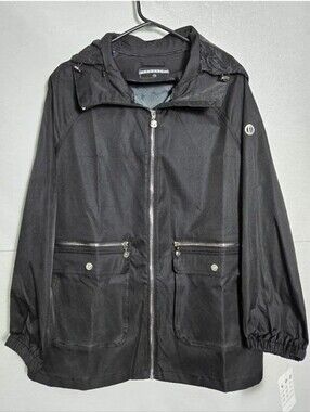 NWT (NEW WITH TAG) BERNARDO MODERN UTILITY MOTO JACKET BLACK WOMENS MEDIUM NEW.